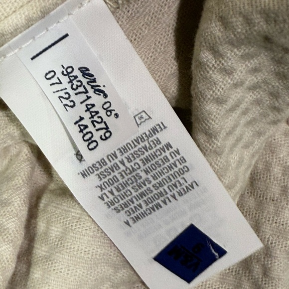 Women’s Aerie Corduroy Micro Mini Skirt Cream Size Small - Picture 3 of 9